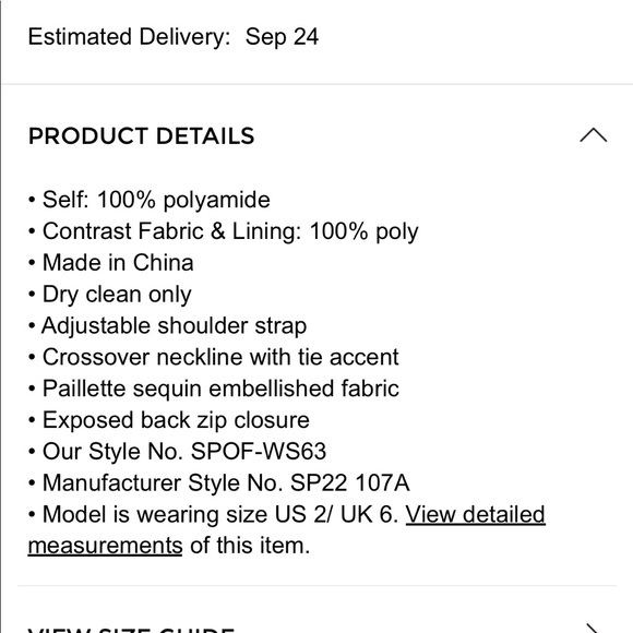 Self-Portrait sequin wrap blouse - Picture 7 of 7